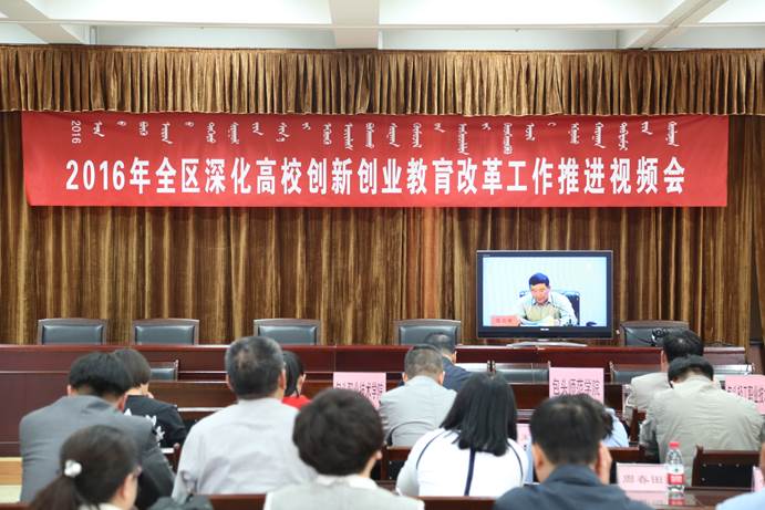 2在全区深化创新创业教育改革视频会议上作典型发言